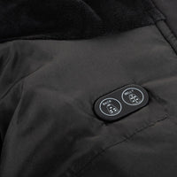 Beheizte Herren-Steppweste Schwarz – Dual Heating