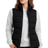 Beheizte Damen-Steppweste Schwarz – Dual Heating
