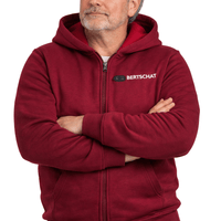 Beheizter Hoodie - Herren | Dual Heating - Burgund