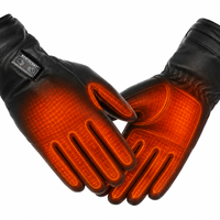 Beheizte Damen-Lederhandschuhe – Dual Heating