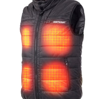 Wattierte Weste Herren – Dual Heating | USB