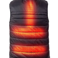 Wattierte Weste Herren – Dual Heating | USB