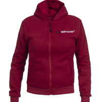 Beheizter Hoodie PRO | Damen - Burgund