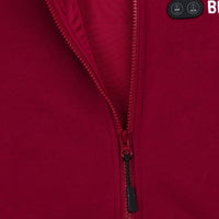 Beheizter Hoodie - Damen | Dual Heating - Burgund