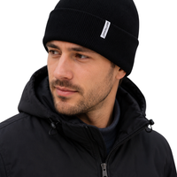 Beheizte Mütze – Schwarze elektrische Beanie