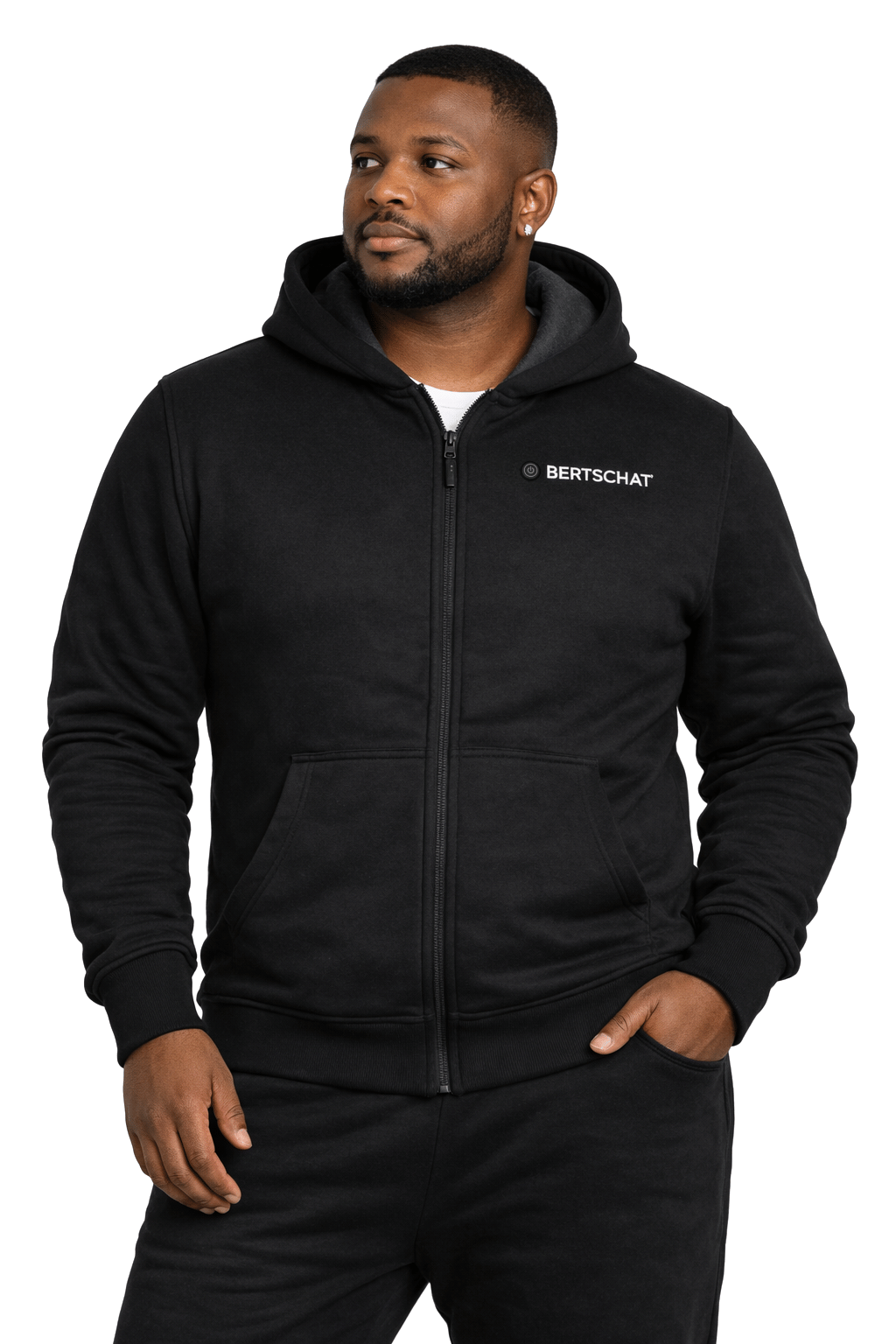 Beheizter Hoodie PRO | Herren - Schwarz