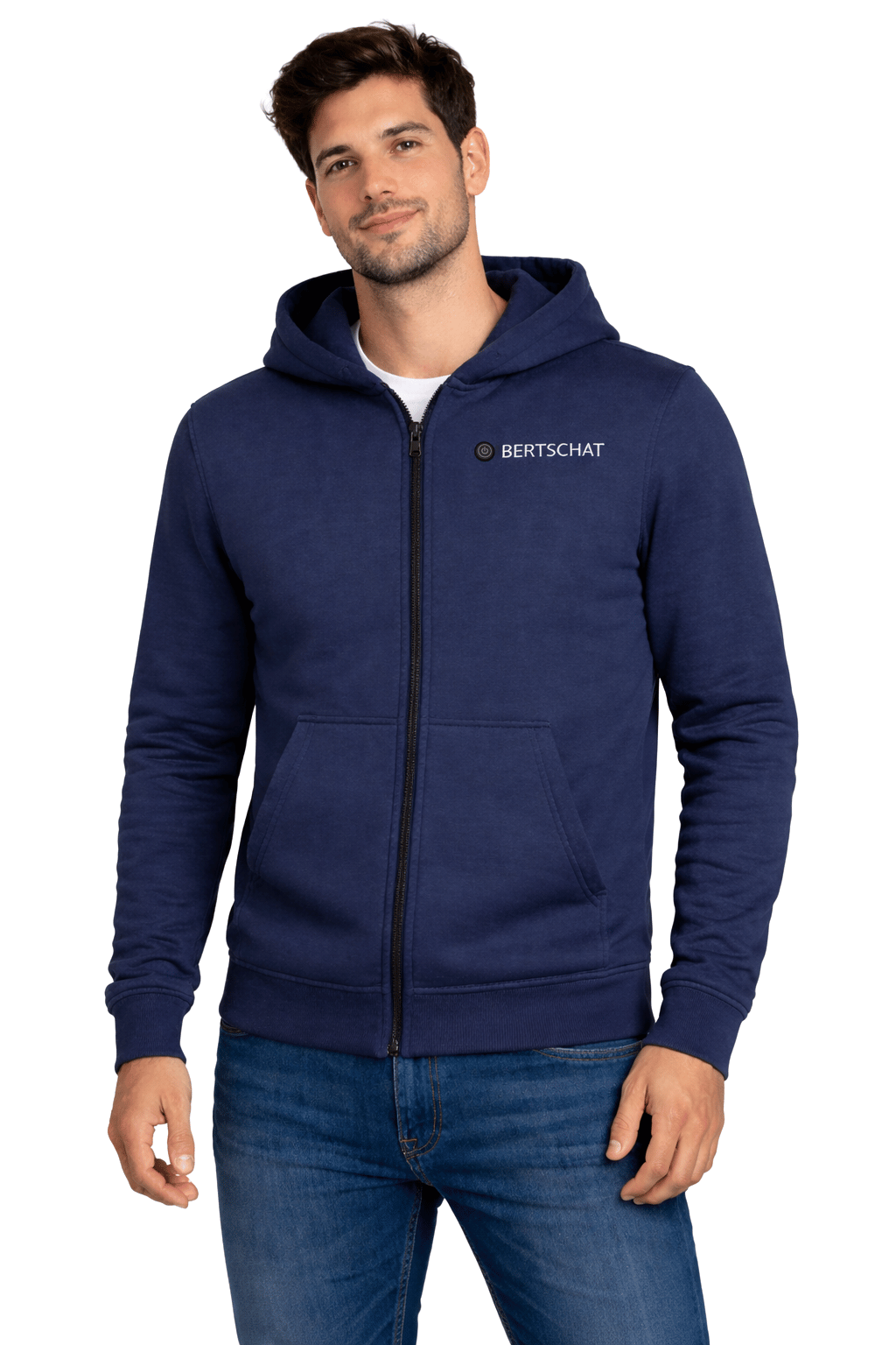 Beheizter Hoodie PRO | Herren - Navy Blau