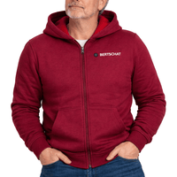 Beheizter Hoodie PRO | Herren - Burgund